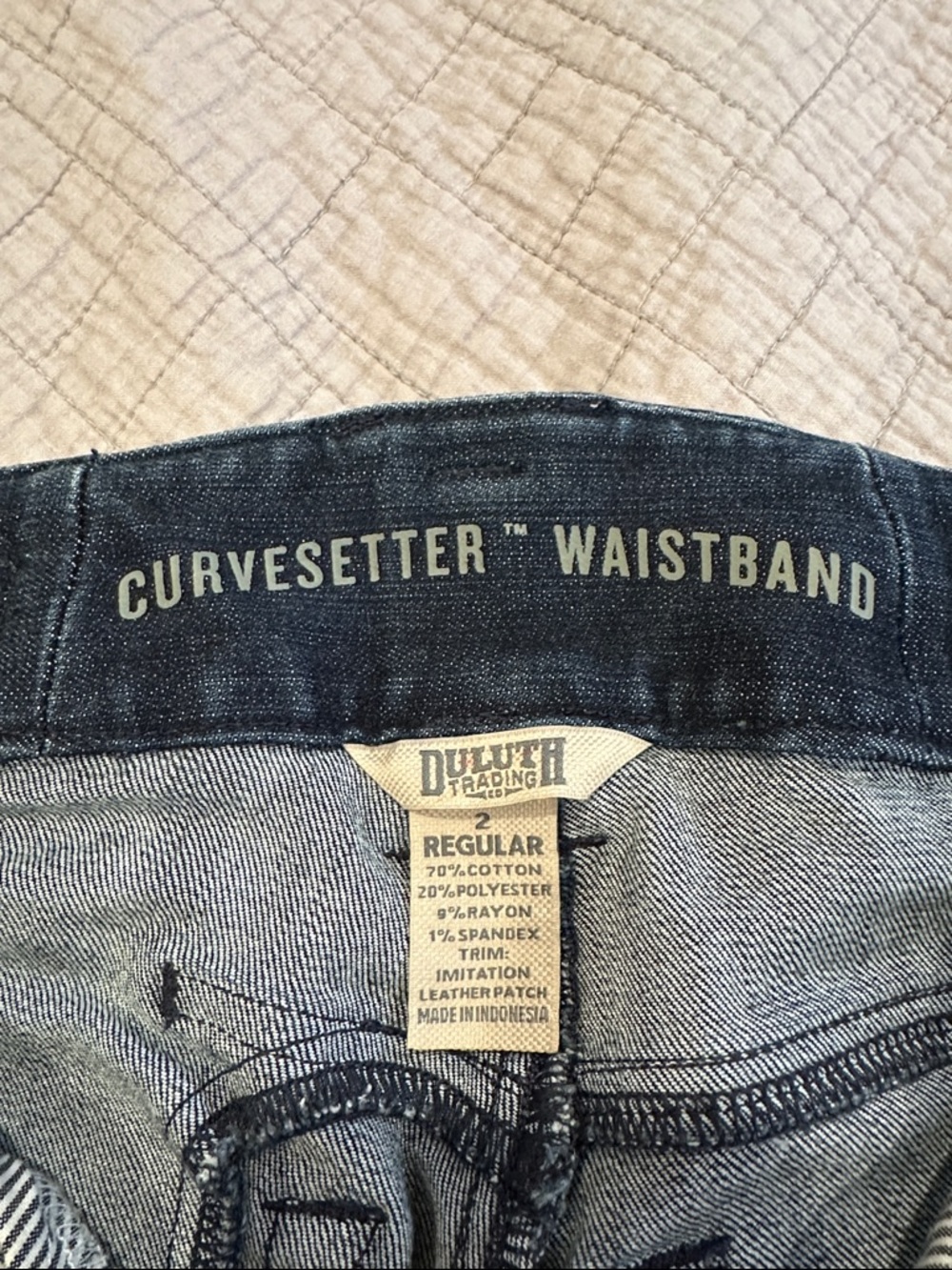 Duluth Trading Co Indigo Skinny Utility Jeans - Picture 2 of 4